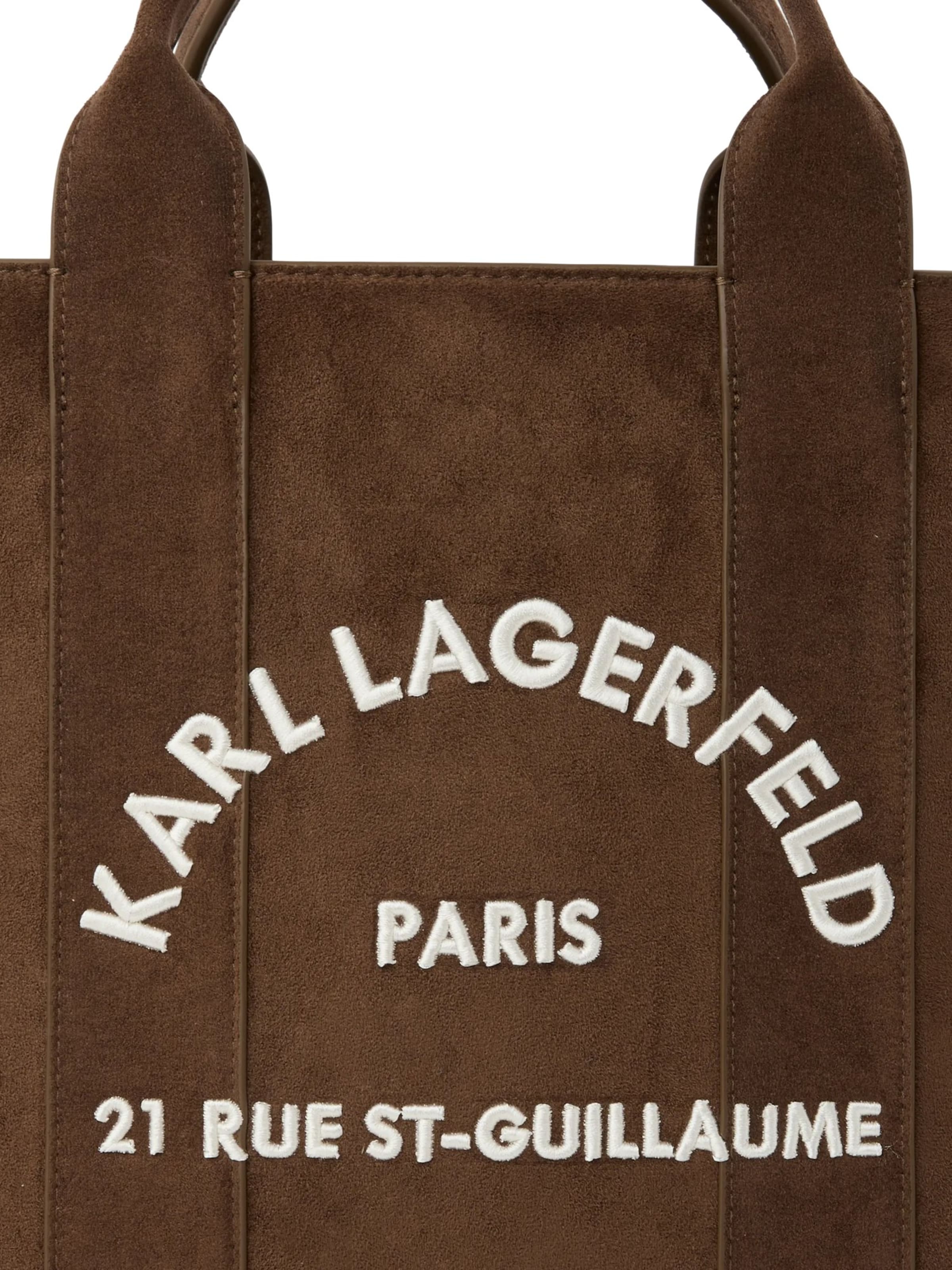 Karl Lagerfeld Μεγάλη τσάντα σε καφέ