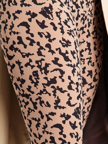 Skinny Leggings EA7 Emporio Armani en marron