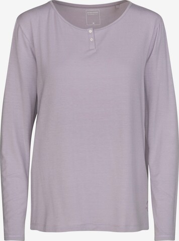 SEIDENSTICKER Pajama Shirt 'After Midnight' in Purple: front