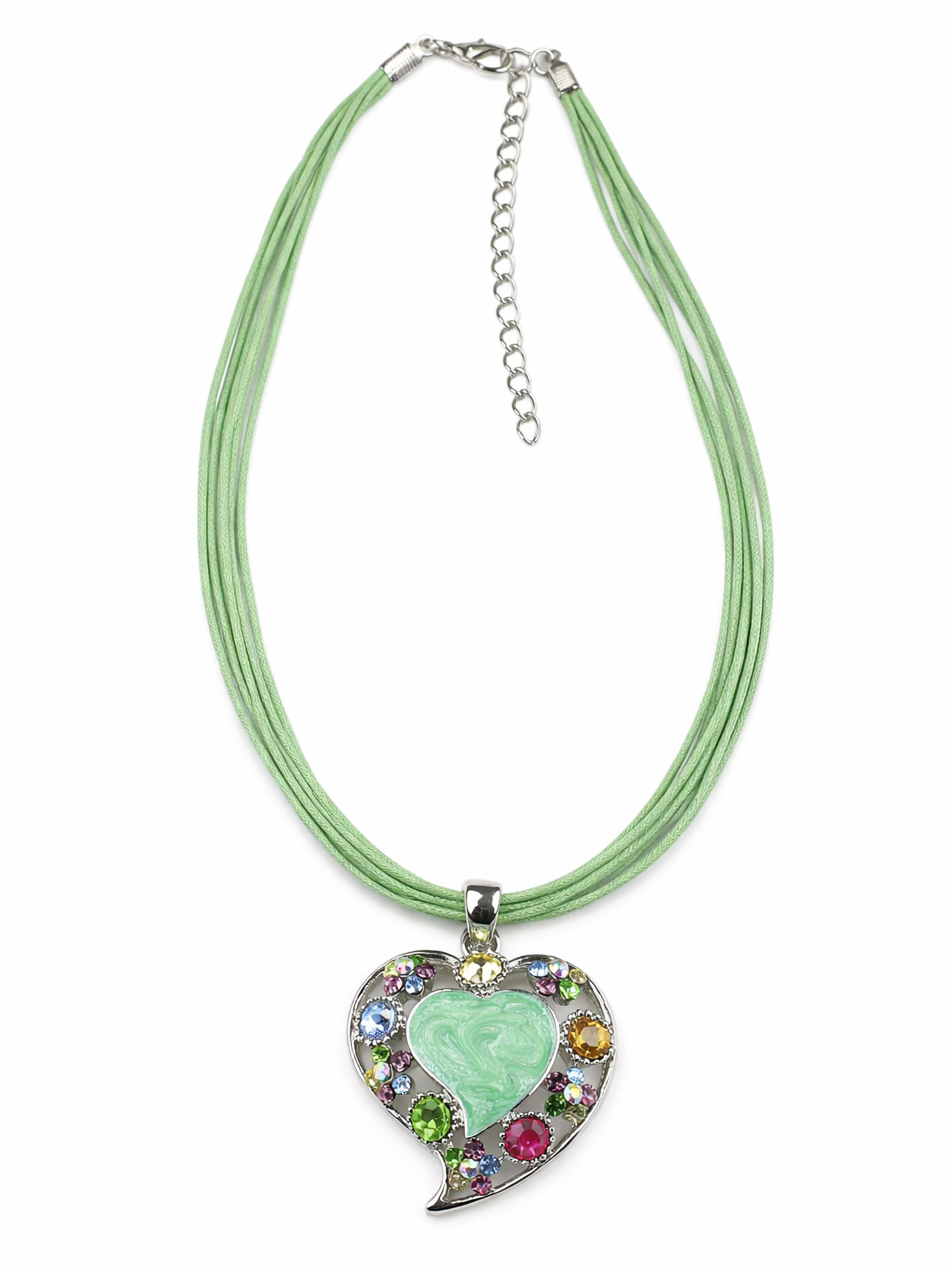 COLLEZIONE ALESSANDRO Necklace 'Barcelona' in Green: front