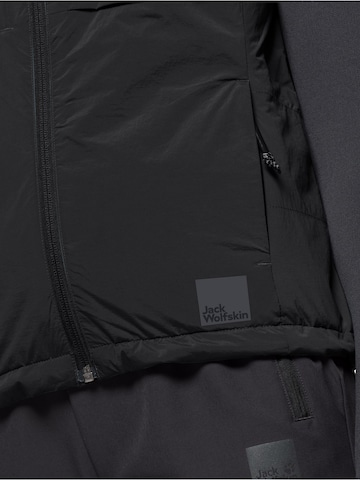 pelēks JACK WOLFSKIN Sporta veste 'BIKE COMMUTE INS'