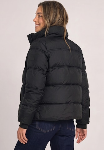 STREET ONE Pufferjacke mit Kapuze in Schwarz
