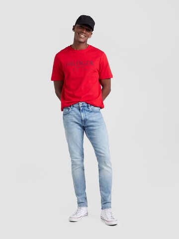 TOMMY HILFIGER Koszulka w kolorze czerwony