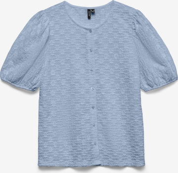 VERO MODA Bluse 'VMFlolwer' in Blau: Vorderseite