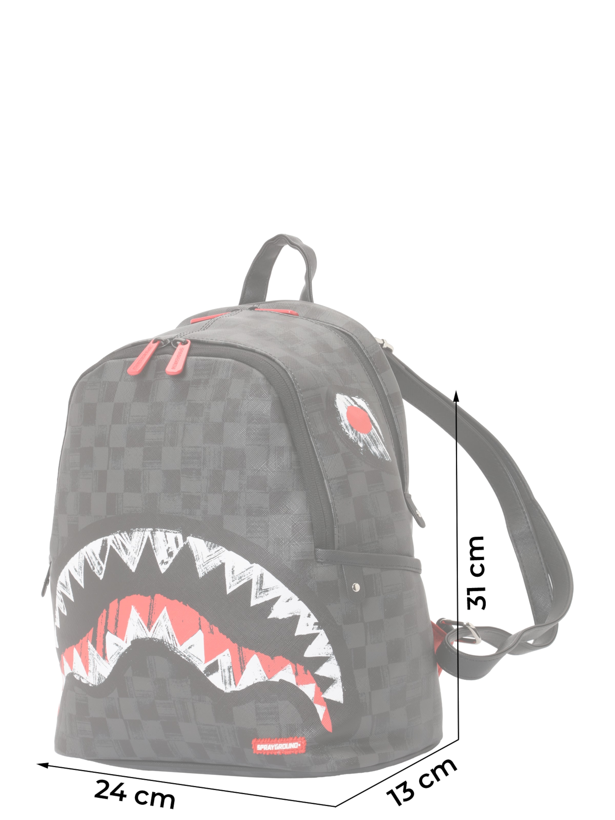 Sprayground - Mochila 'Scribble Shark' en negro