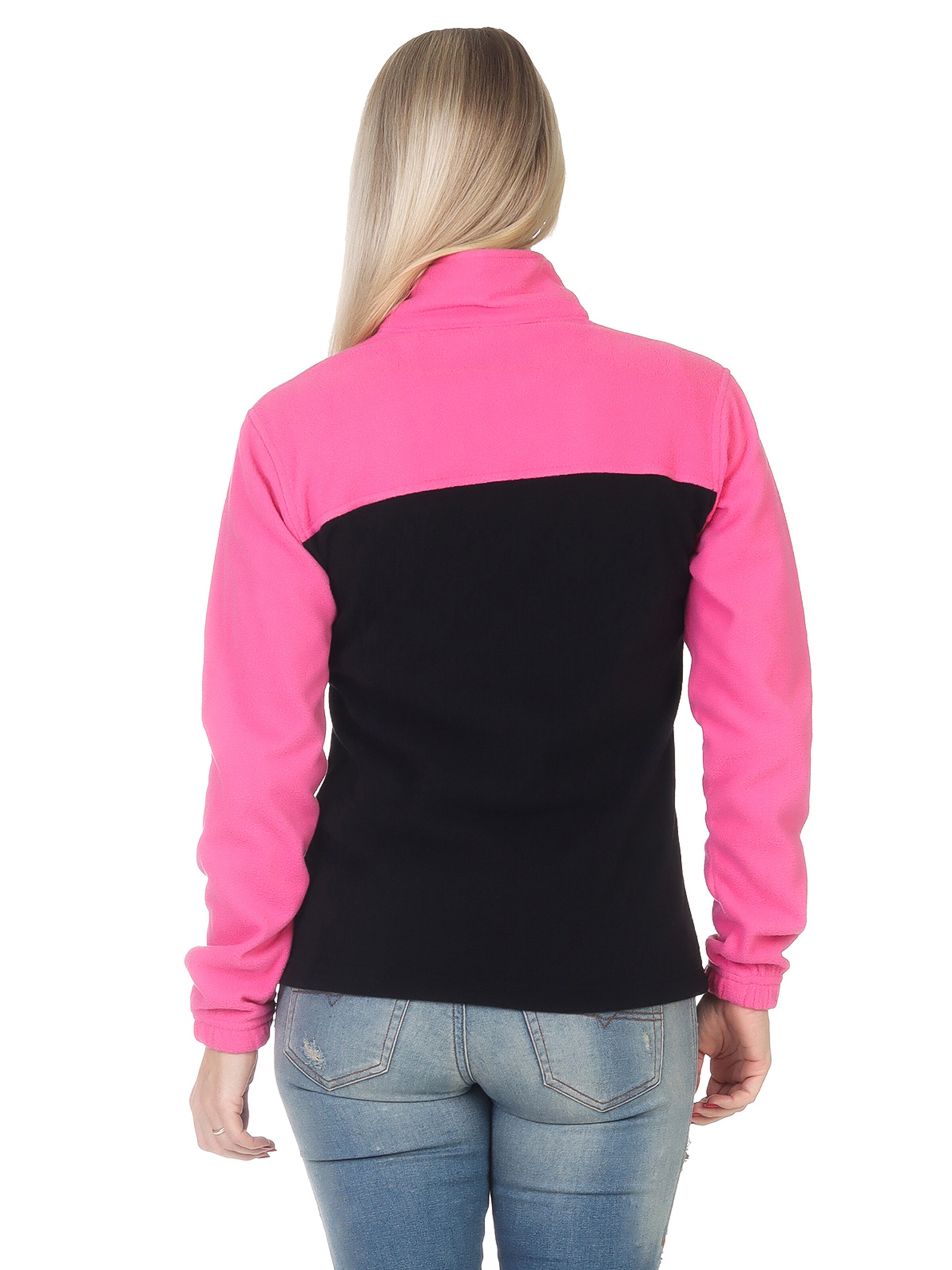 Rock Creek Fleecejacke in Schwarz