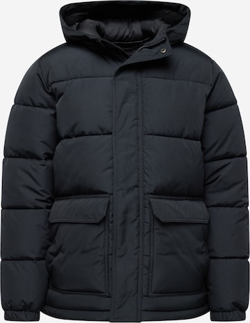 HOLLISTER Winter jacket in Black: front