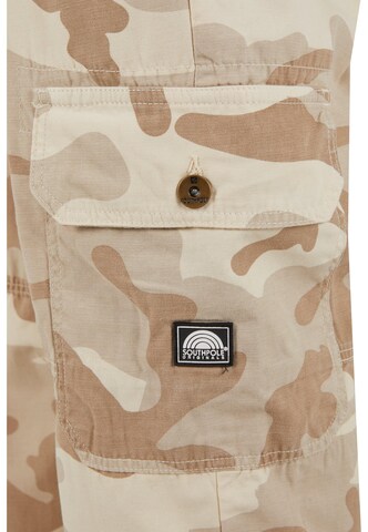 Loosefit Pantalon cargo SOUTHPOLE en beige