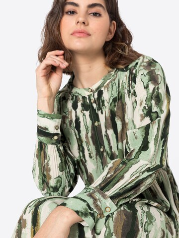 Fransa Shirt Dress 'ISADORA' in Green