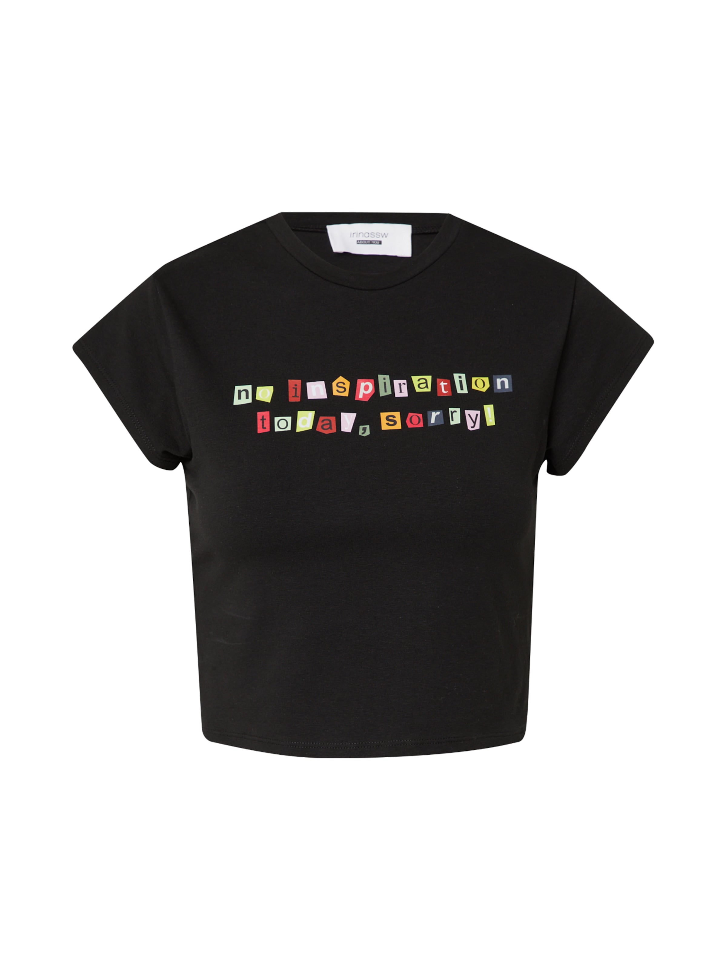 irinassw Shirt 'Fee' in de kleur Oranje / Rood / Zwart / Wit, Productweergave