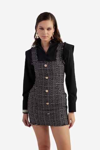 Robe HOLLY LOLLY en noir : devant
