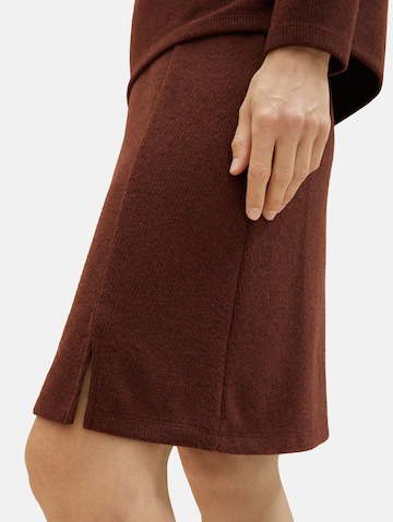 TOM TAILOR Skirt in Brown