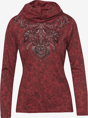 KOROSHI Shirt in Rood: voorkant