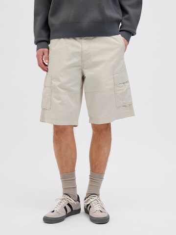 JACK & JONES Regular Cargo trousers in Grey: front