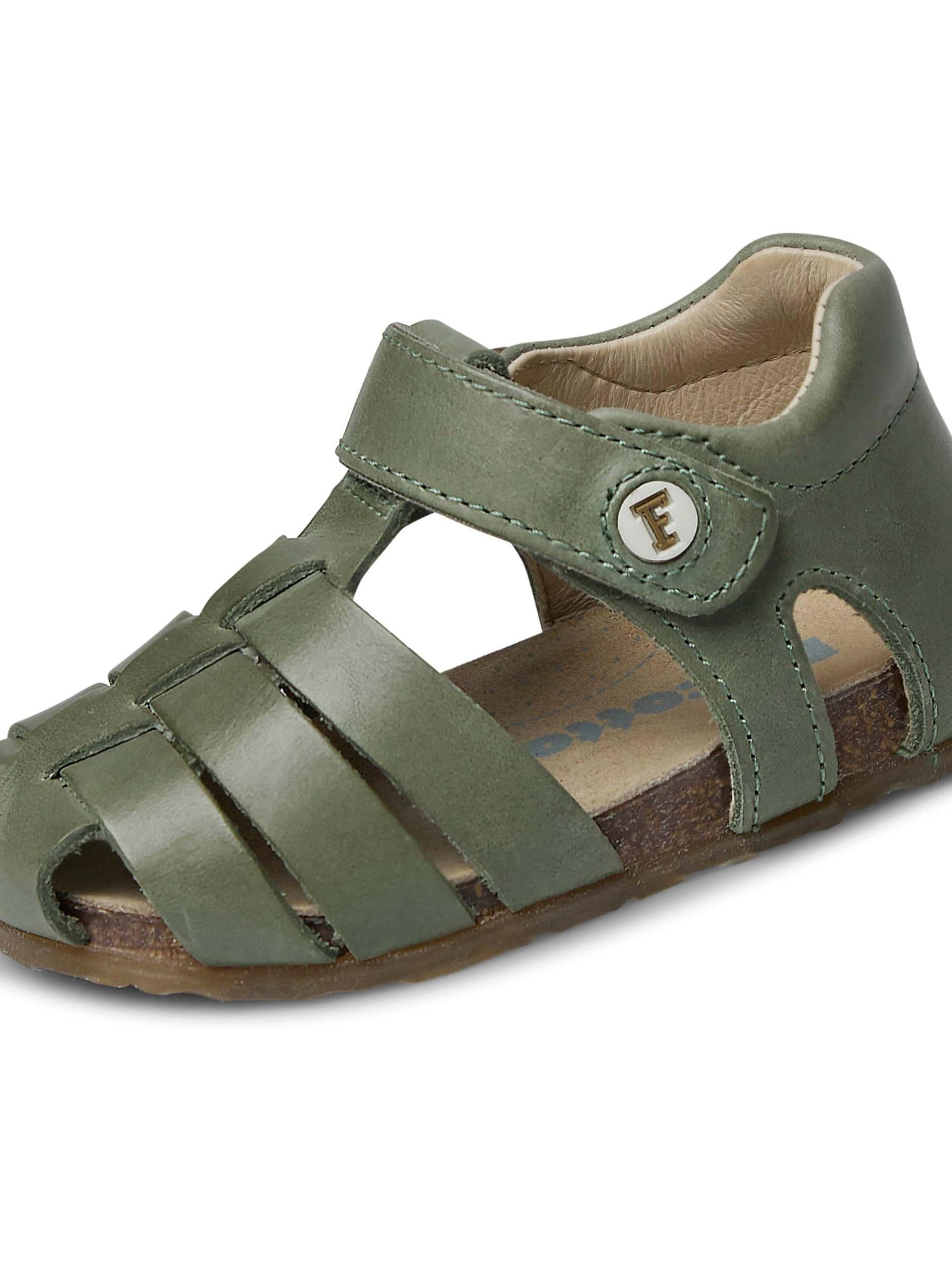 Falcotto Open shoes 'ALBY' in Green