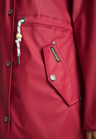 Manteau fonctionnel Schmuddelwedda en rouge