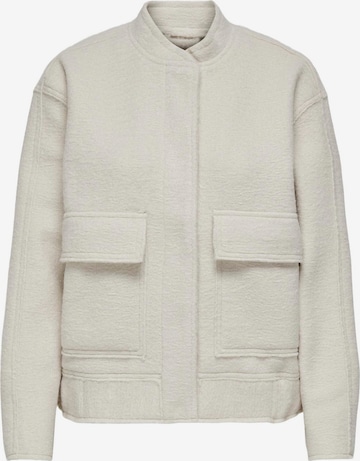 ONLY Välikausitakki 'ONLSanne' värissä valkoinen: etupuoli