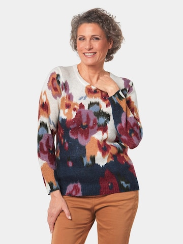 Goldner Pullover in Mischfarben: Vorderseite