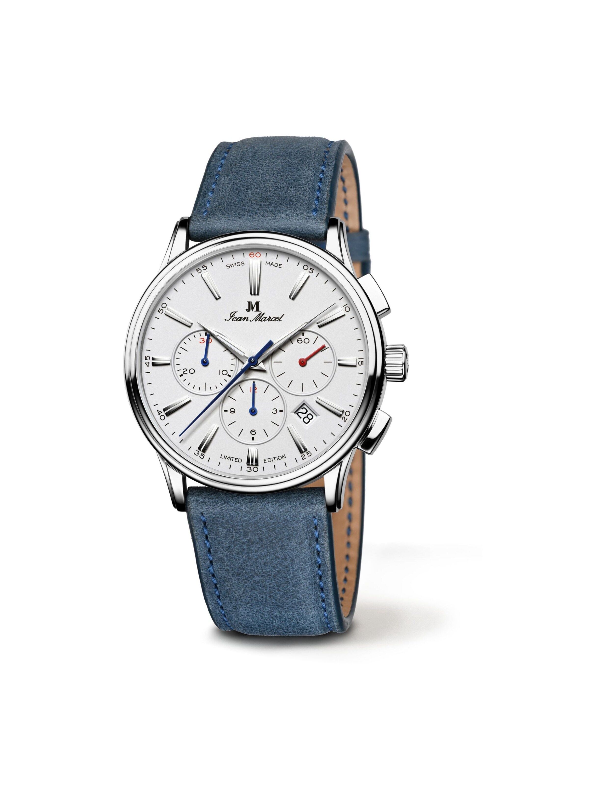 Jean Marcel Analog Watch in Blue: front