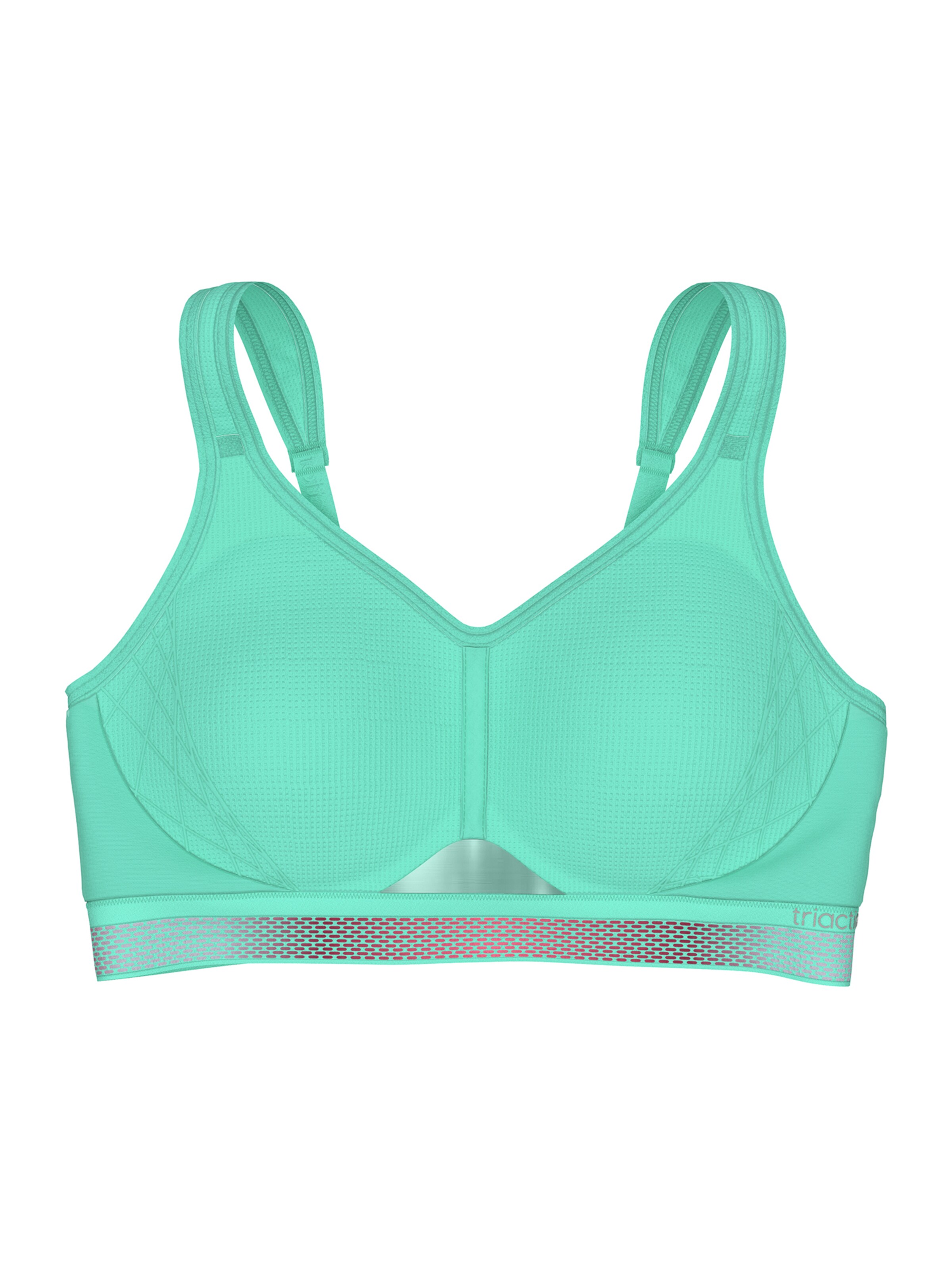 TRIUMPH High Support Bra ' Triaction Cardio Flow ' in Green