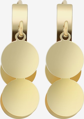 Akzent Earrings '"Viatrix" aus langlebigem Edelstahl, wasserfest' in Gold: front