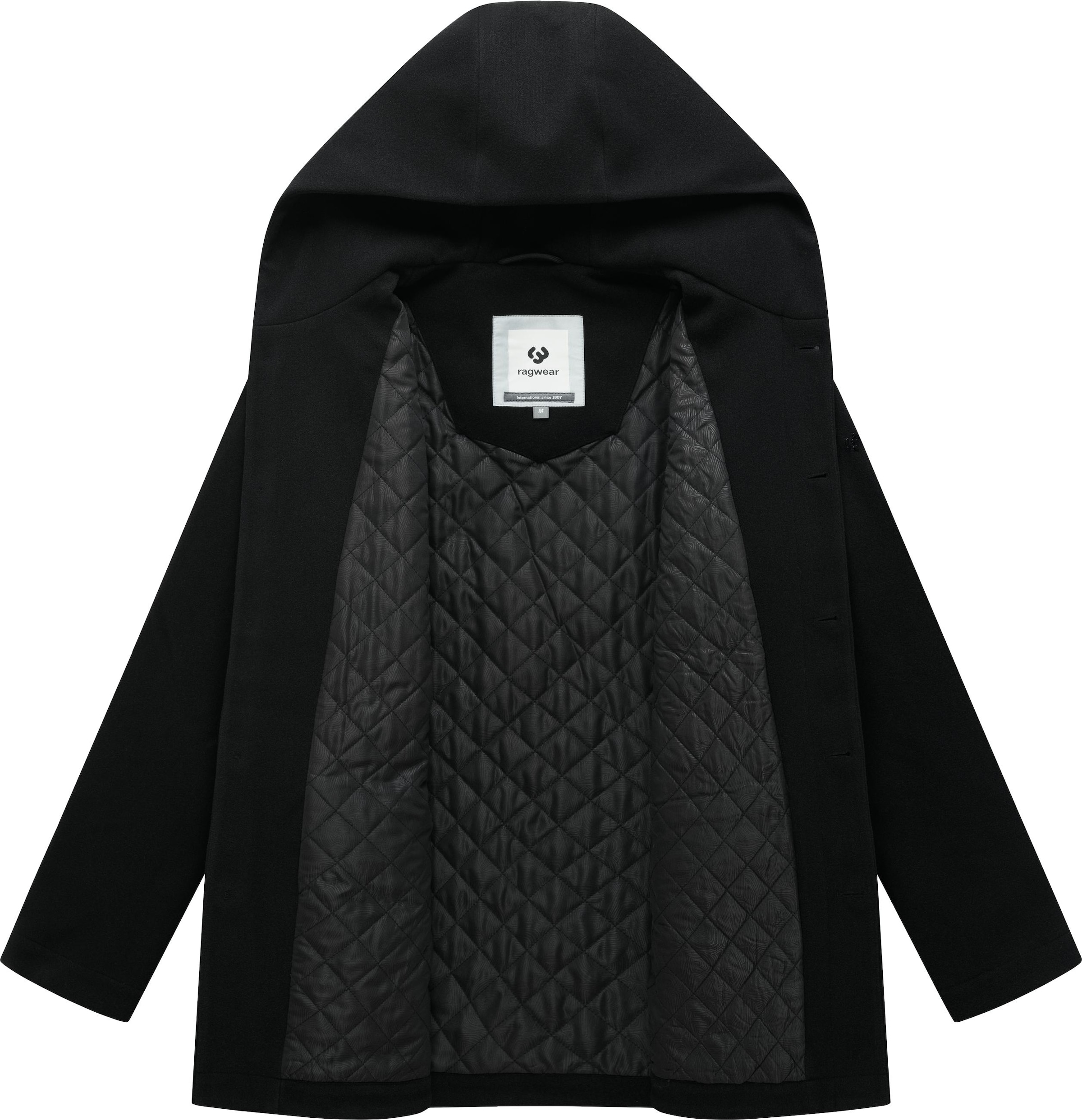 Cappotto di mezza stagione 'Badyan' di Ragwear in nero