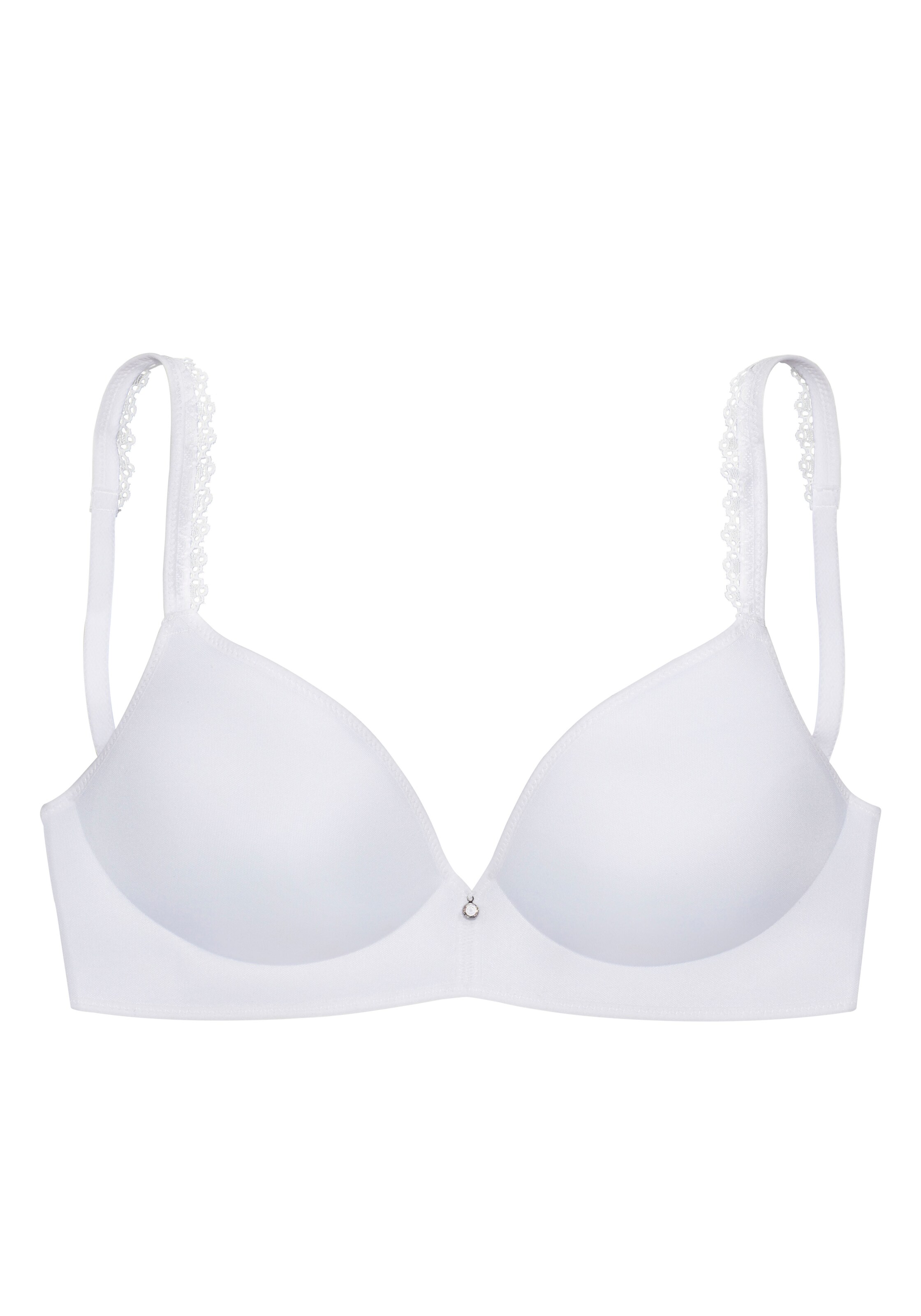 LASCANA Balconette BH i hvid: forside