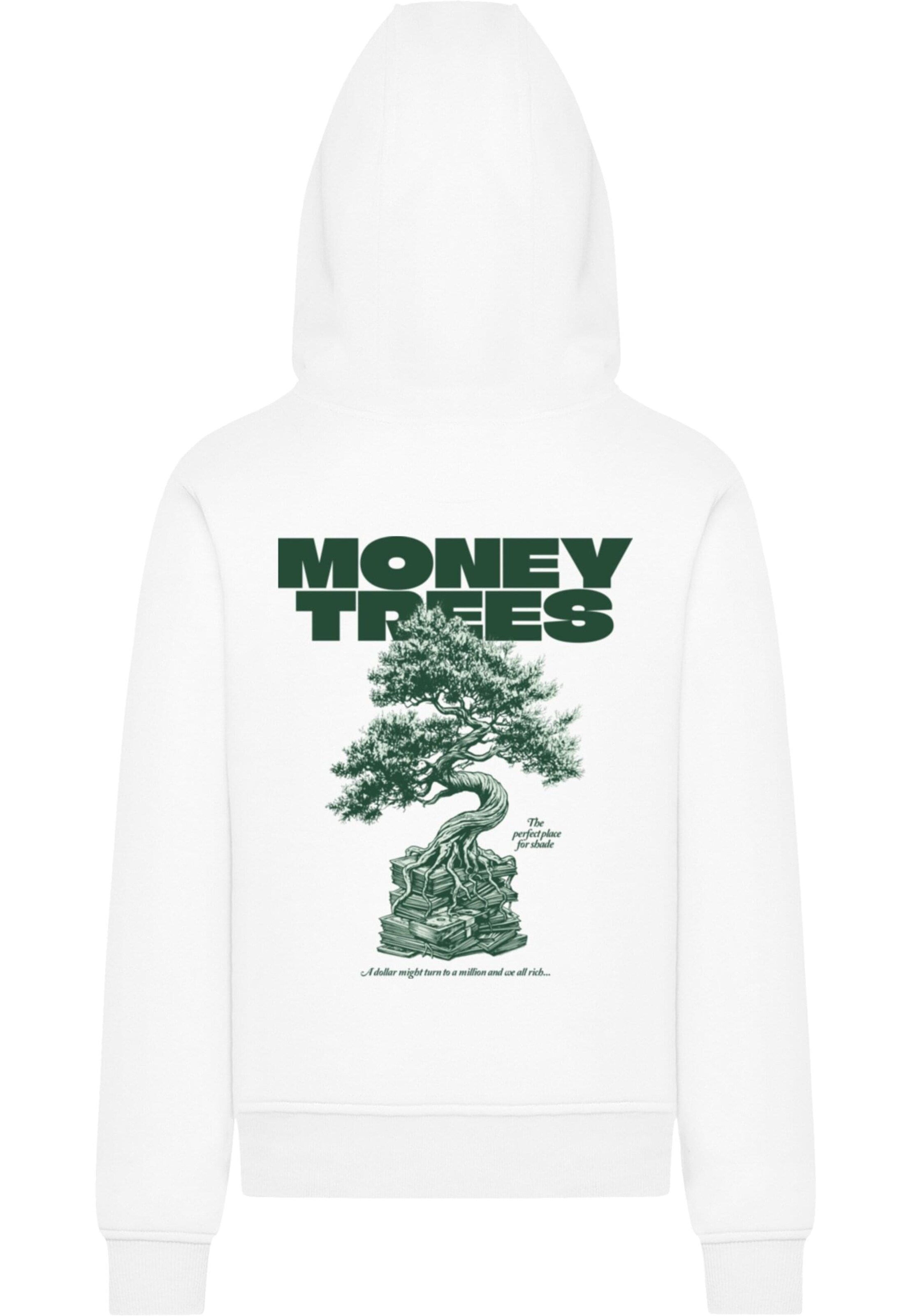 Mister Tee Μπλούζα φούτερ 'Money Trees' σε λευκό