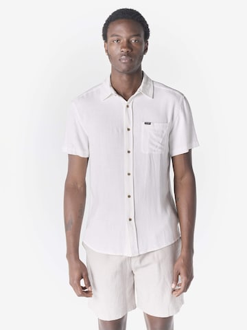 KOROSHI - Ajuste regular Camisa en blanco: frente