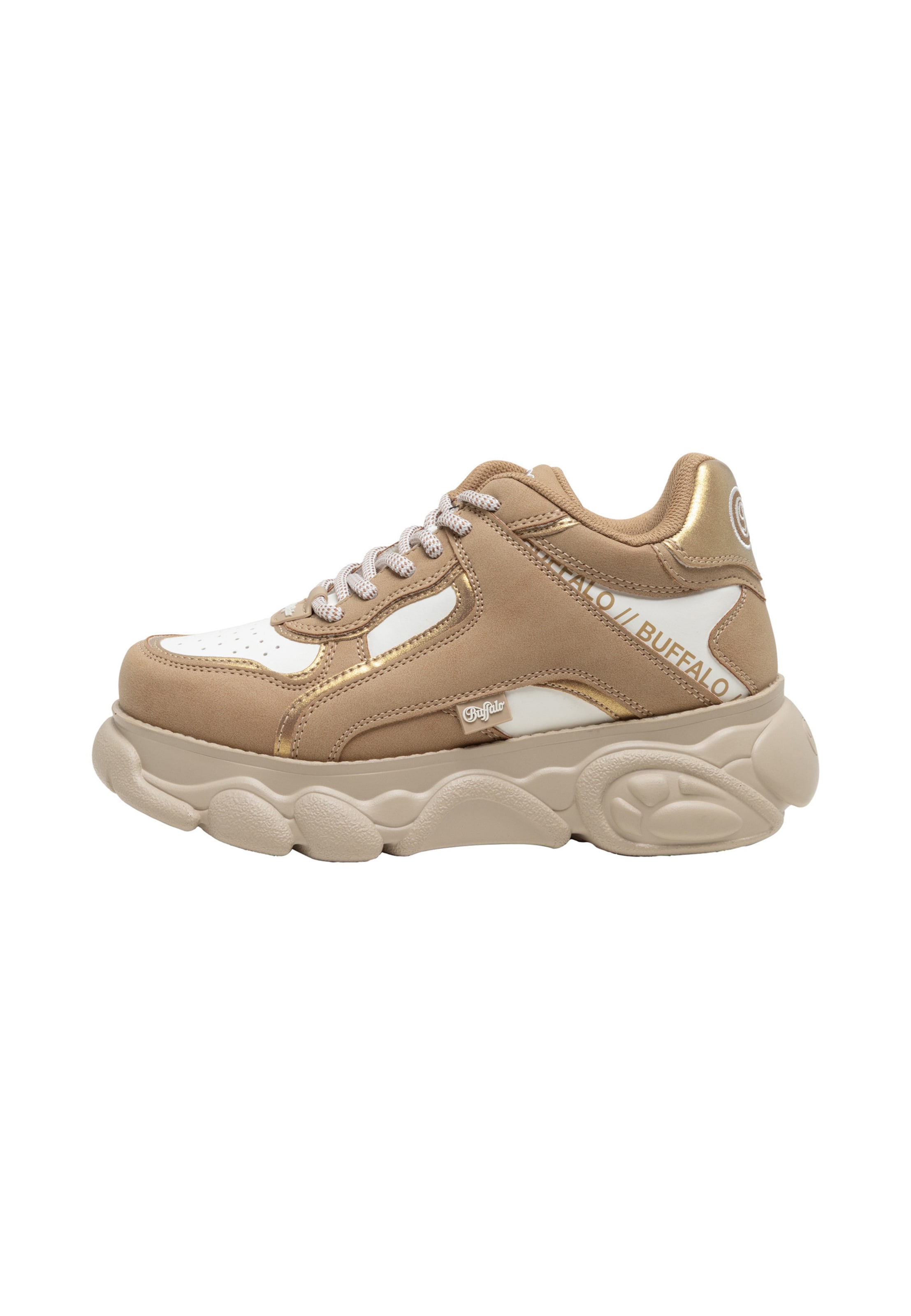 BUFFALO Sneakers laag 'Echo' in Beige: voorkant