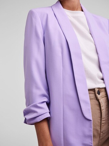 PIECES Blazer 'PCBOSELLA' in Purple