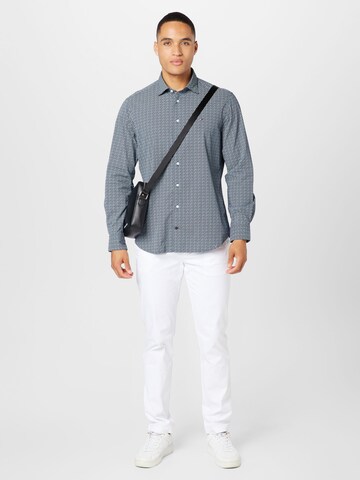 Tommy Hilfiger Tailored Regular Fit Hemd in Blau