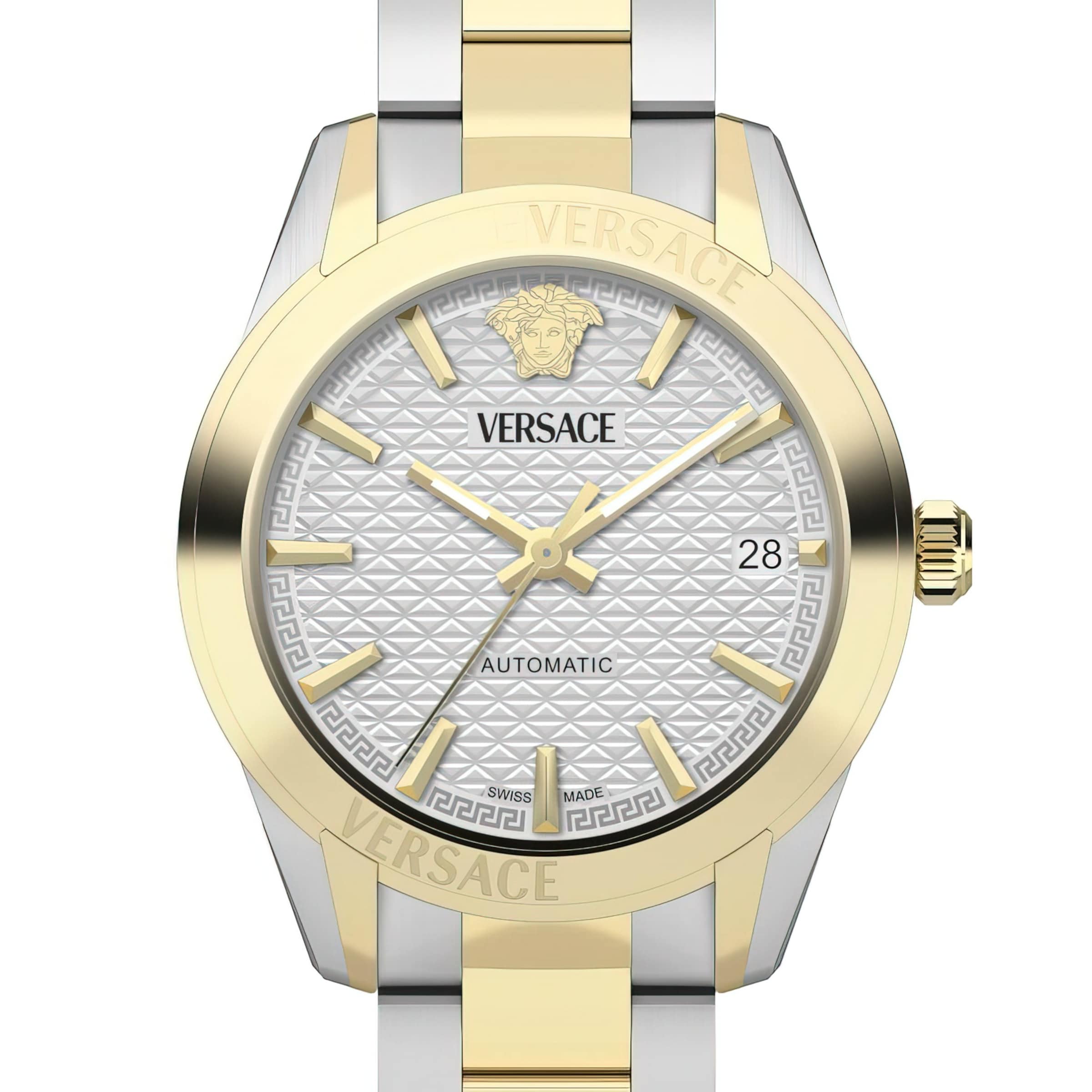 VERSACE Analoog horloge 'Greca Classic' in Goud