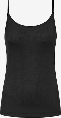 Maillot de corps 'Wool Love' Mey en noir : devant