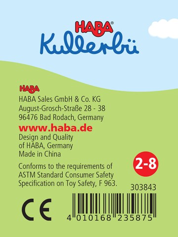 HABA Spielzeugwagen ' Kullerbü ' in Mischfarben