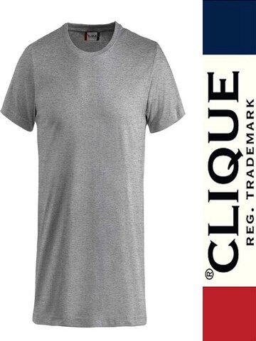 Clique Shirt '5-Pack Clique Basic T-Shirt 100% Katoen Blauw' in Grijs