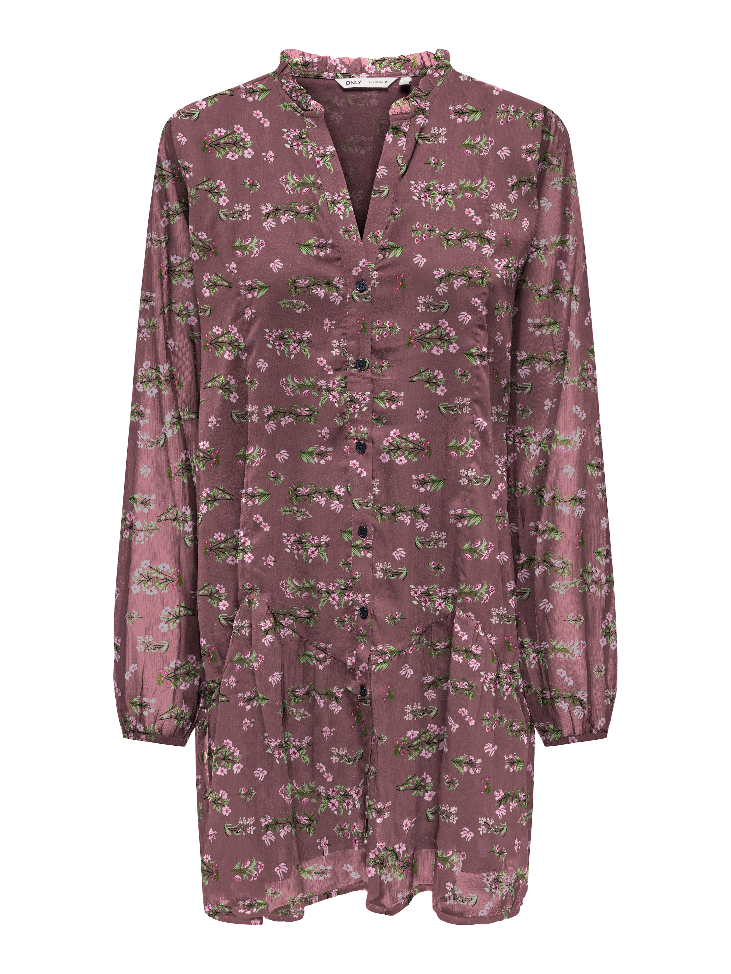 ONLY Shirt dress &#x27;ONLEmilie&#x27; in Pink: front