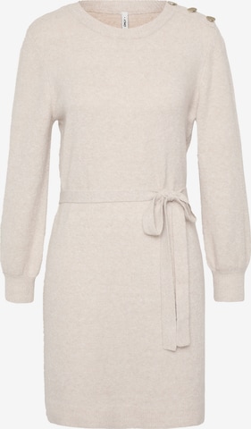 Robes en maille 'ONLGLORY' Only Tall en beige : devant
