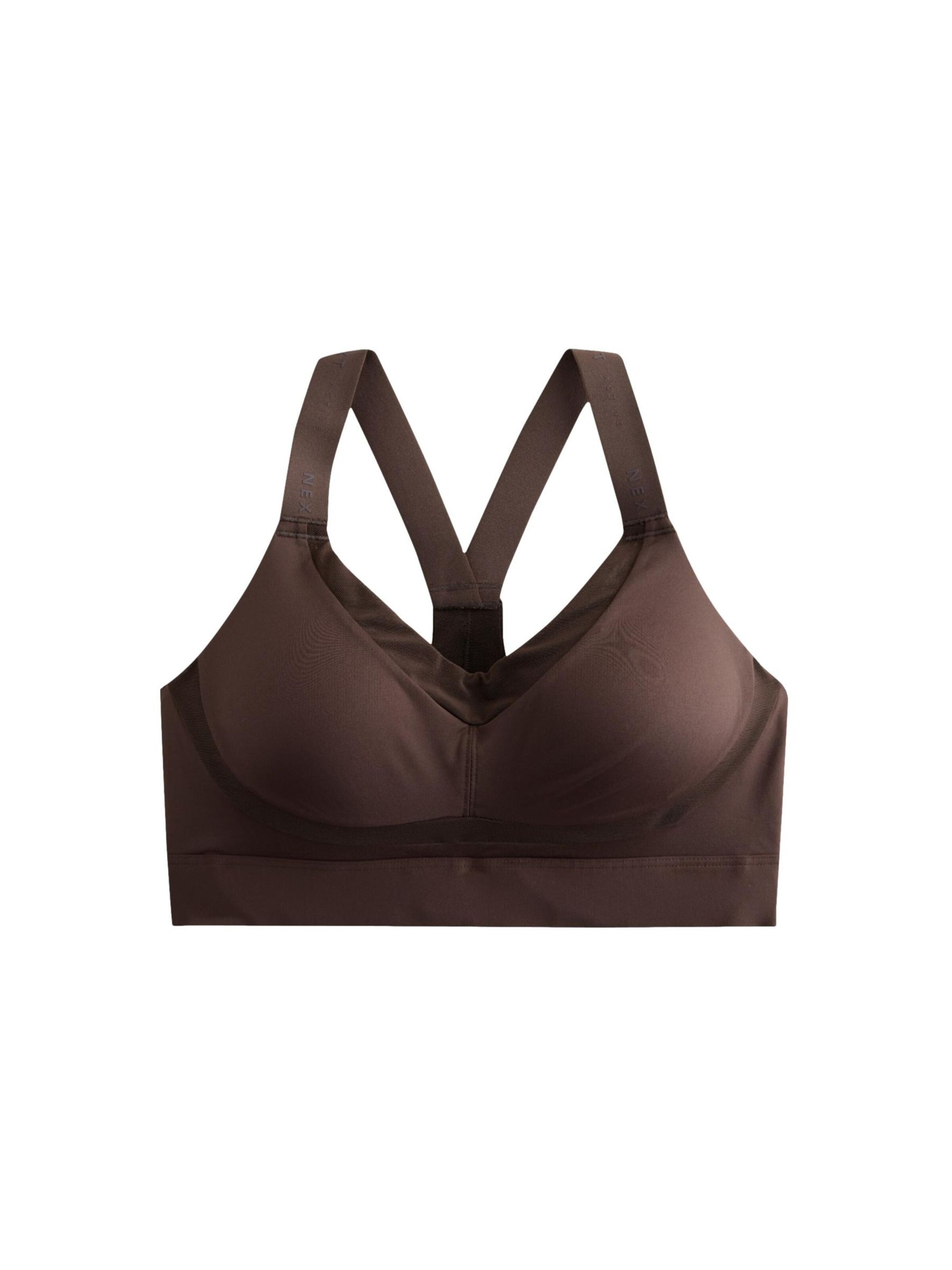 Soutien-gorge de sport Next en marron : devant