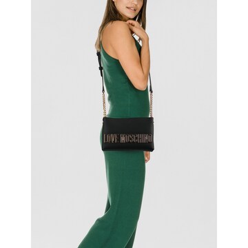 Sac à bandoulière 'Bold Love' Love Moschino en noir : devant