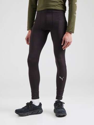 Skinny Pantaloni sportivi 'RUN FAVORITES' di PUMA in nero: frontale