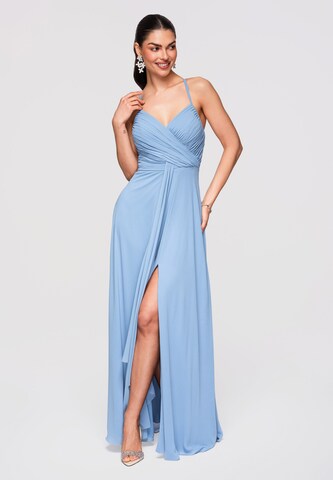 Ombre Abendkleid in Blau
