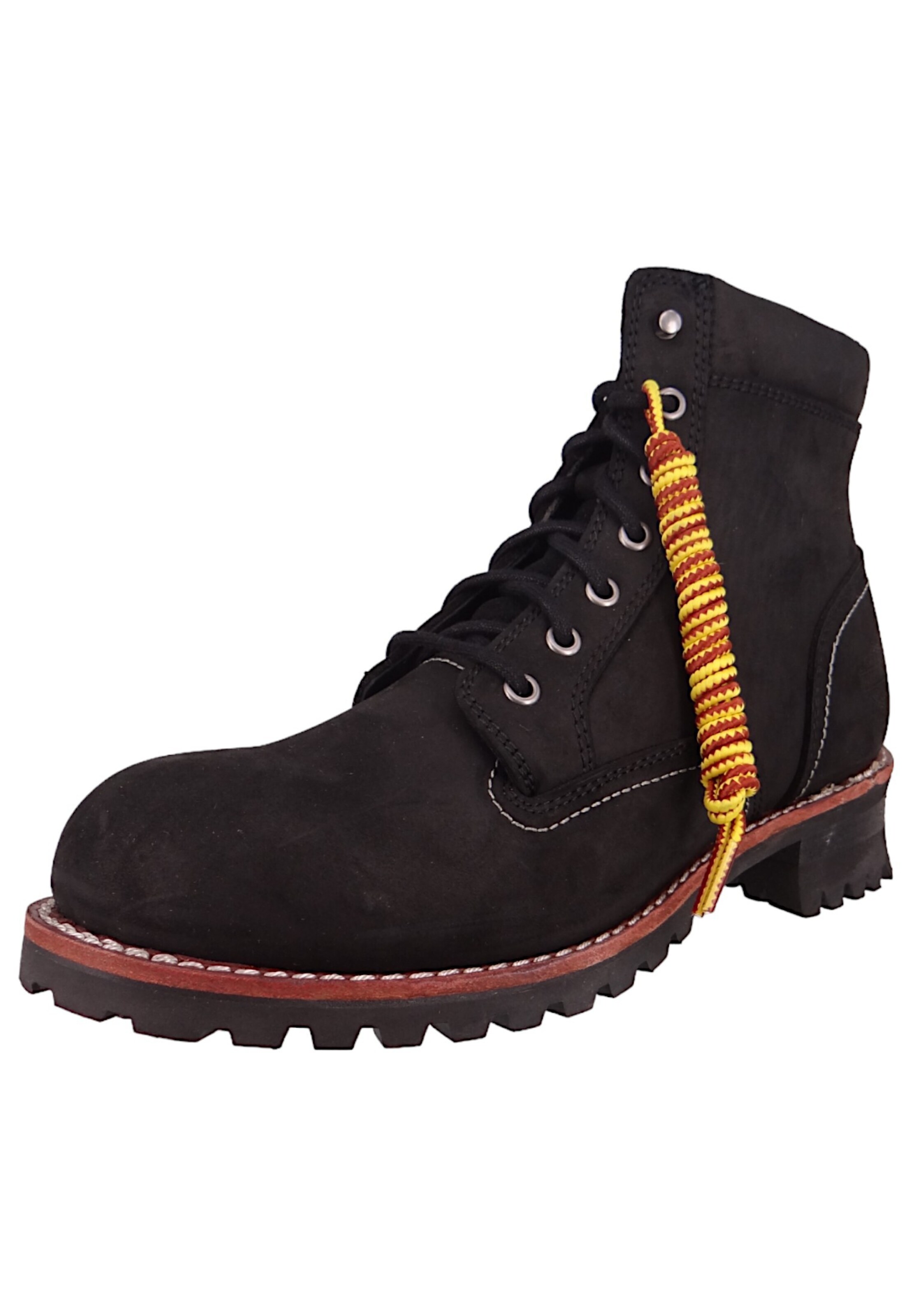 Bottes à lacets Harley Davidson en noir : devant