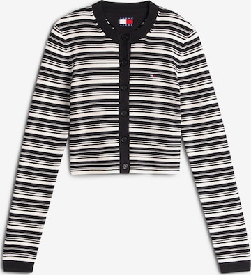 Tommy Jeans - Casaco de malha em preto: frente