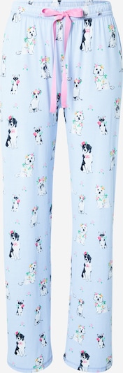 PJ Salvage Spodnie od piżamy w kolorze jasnoniebieski / nefryt / różowy pudrowy / czarny / białym, Podgląd produktu