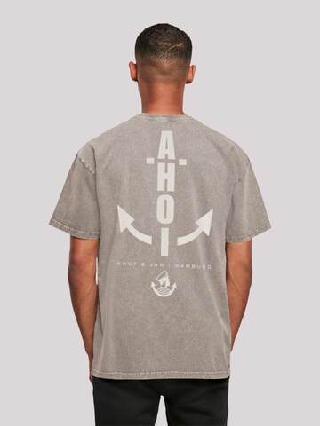 F4NT4STIC Shirt in Grey: front