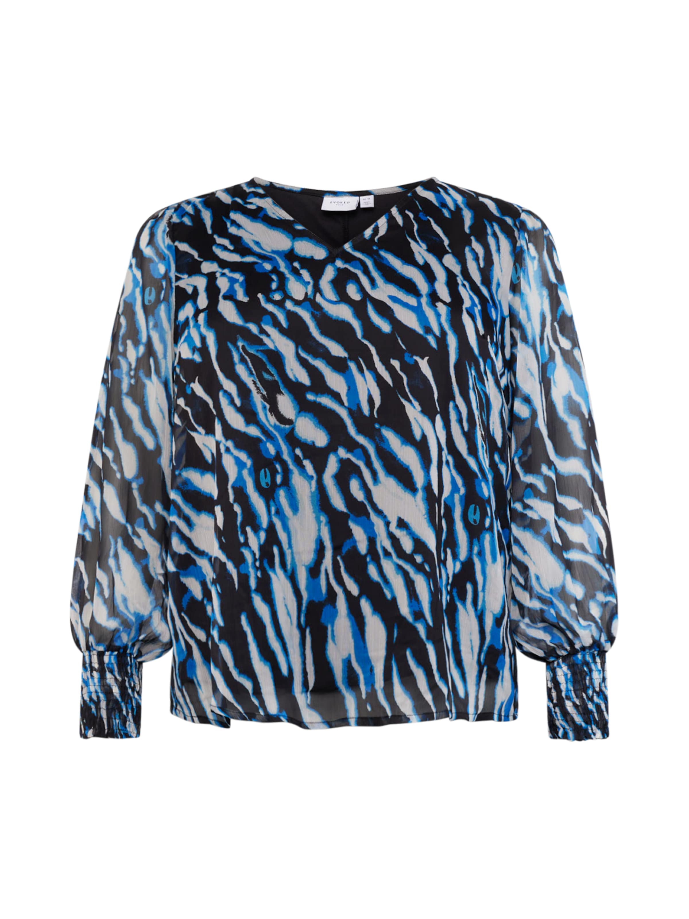 EVOKED Μπλούζα σε μαύρο: μπροστά