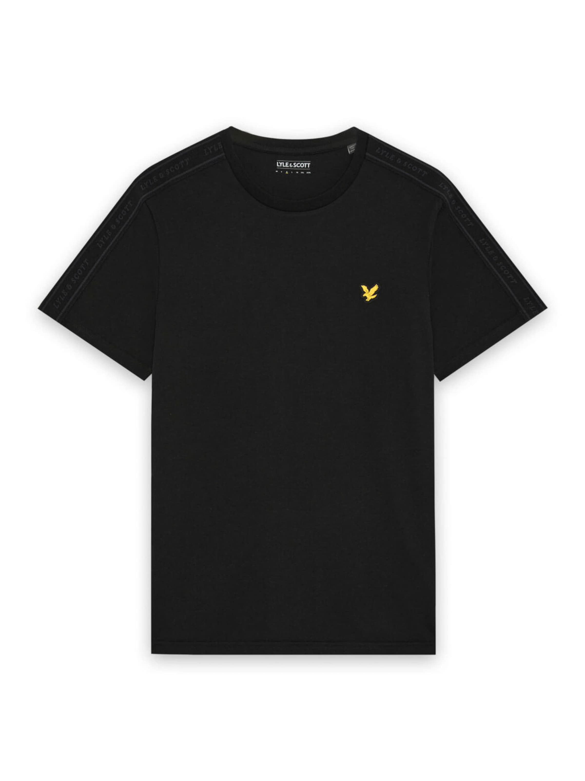 Lyle & Scott T-Shirt in Schwarz: Vorderseite