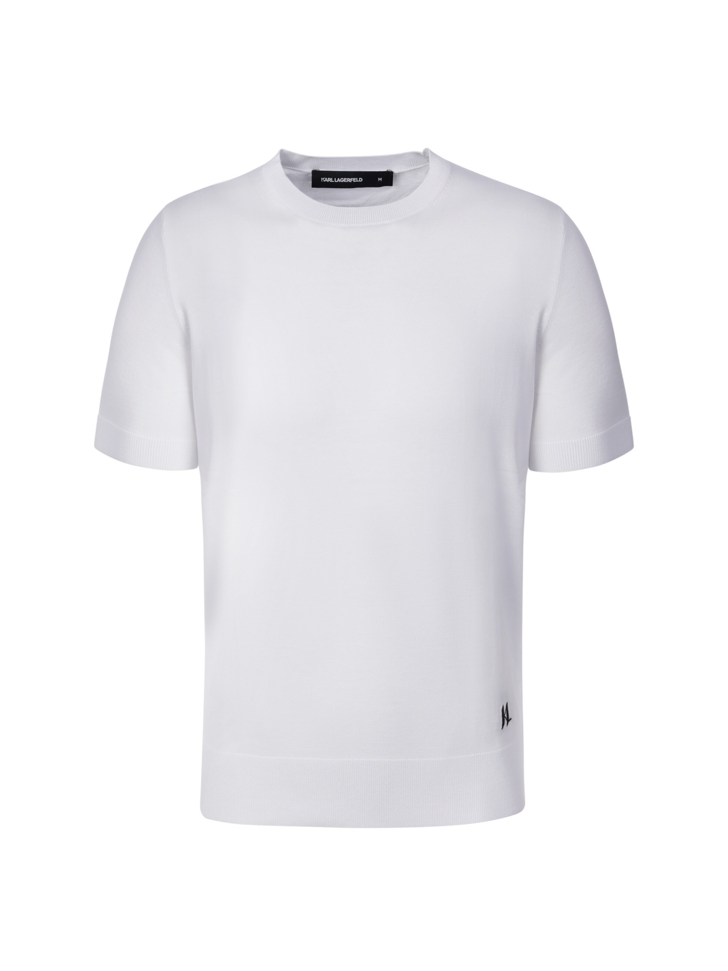 Pull-over Karl Lagerfeld en blanc : devant