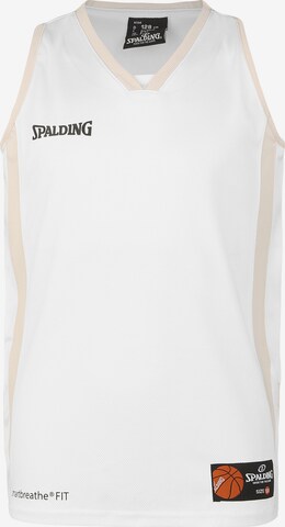 SPALDING Performance Shirt 'Jam ' in White: front